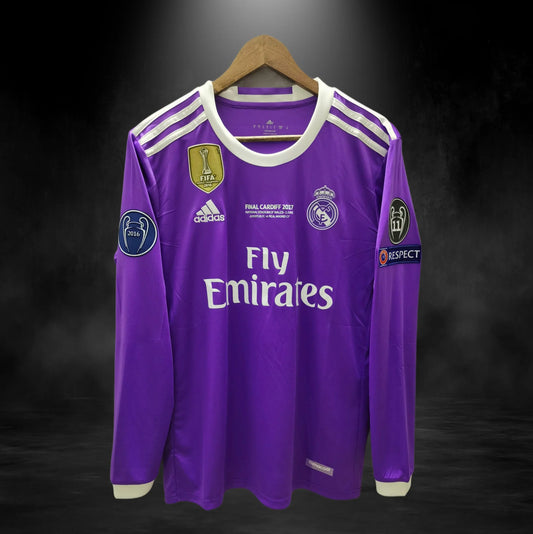 Real Madrid 2016/17 Away Shirt (Long Sleeve)
